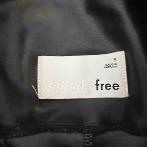 EUC Aritzia Wilfred Free Daria Pant | Cropped Vegan Leather Leggings